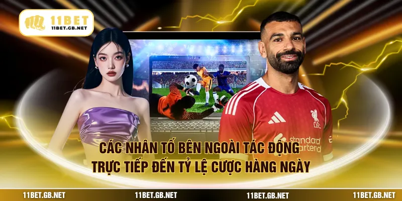 Các nhân tố bên ngoài tác động trực tiếp đến tỷ lệ cược hàng ngày