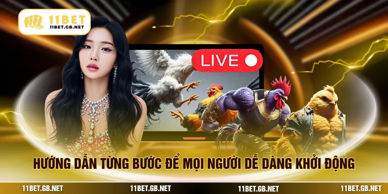 Hướng dẫn từng bước để mọi người dễ dàng khởi động