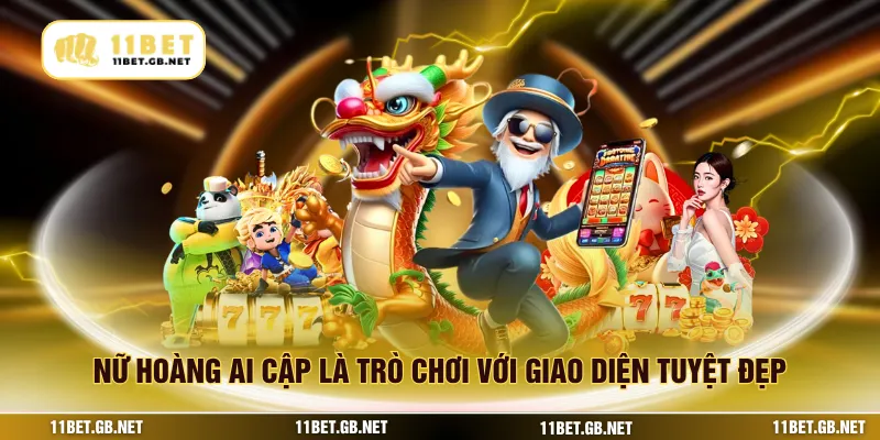 Nữ hoàng ai cập là trò chơi với giao diện tuyệt đẹp